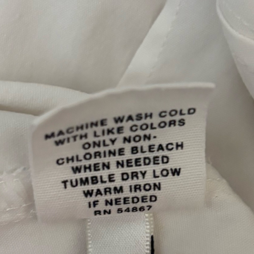 Express White Button-Down Stretch Shirt With 3/4 … - image 5